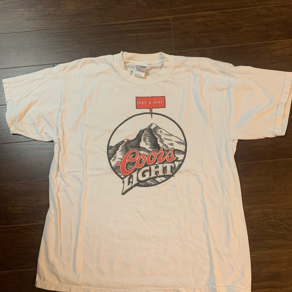 Gildan Cream Coors Light Graphic Tee